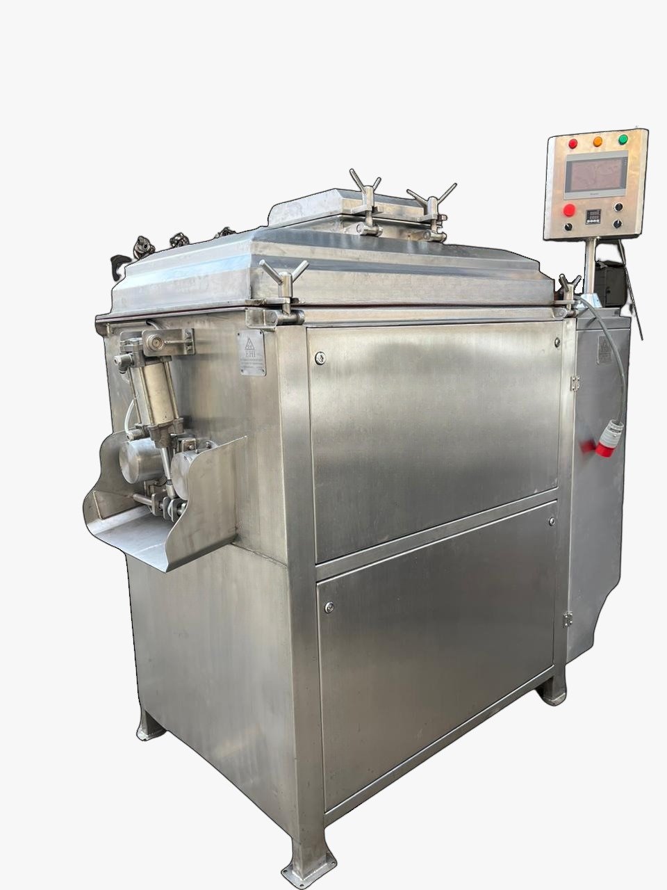 Mozzarella cooker machine